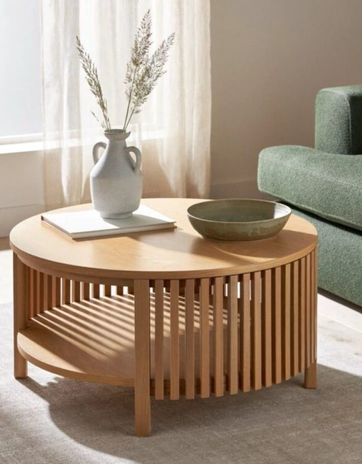 Stripped coffee table